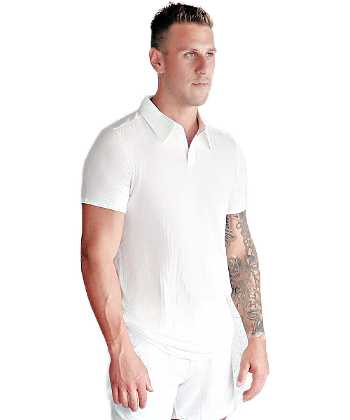 Triton Performance Polo - Beluga White