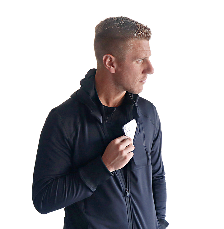 Manta Ray - Pickleball/Travel Jacket - Magnetic Hoodie/Converts 2 Backpack