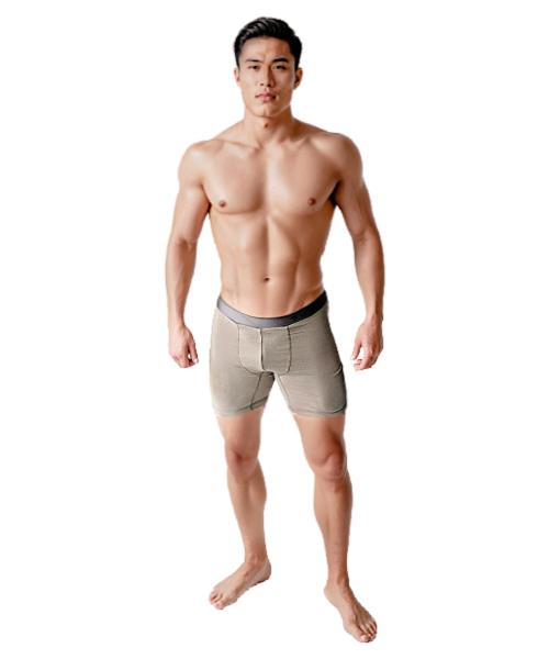 Boxer Brief w/ Athletic Suspension Sling (Green Moray)