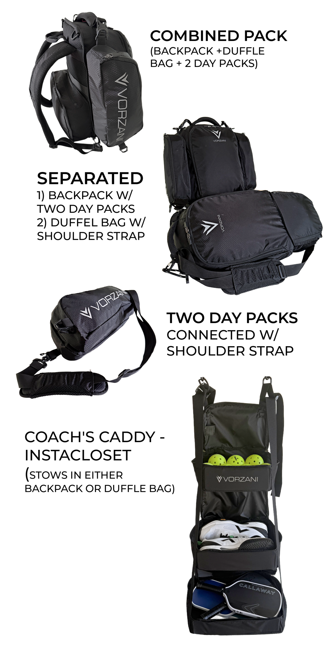 Octopode Pickleball-Fitness-Travel Pack (PRE-ORDER ONLY)