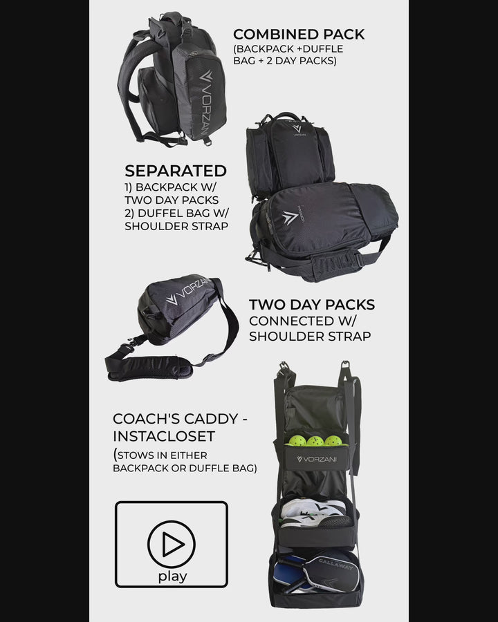 Octopode Pickleball-Fitness-Travel Pack (PRE-ORDER ONLY)