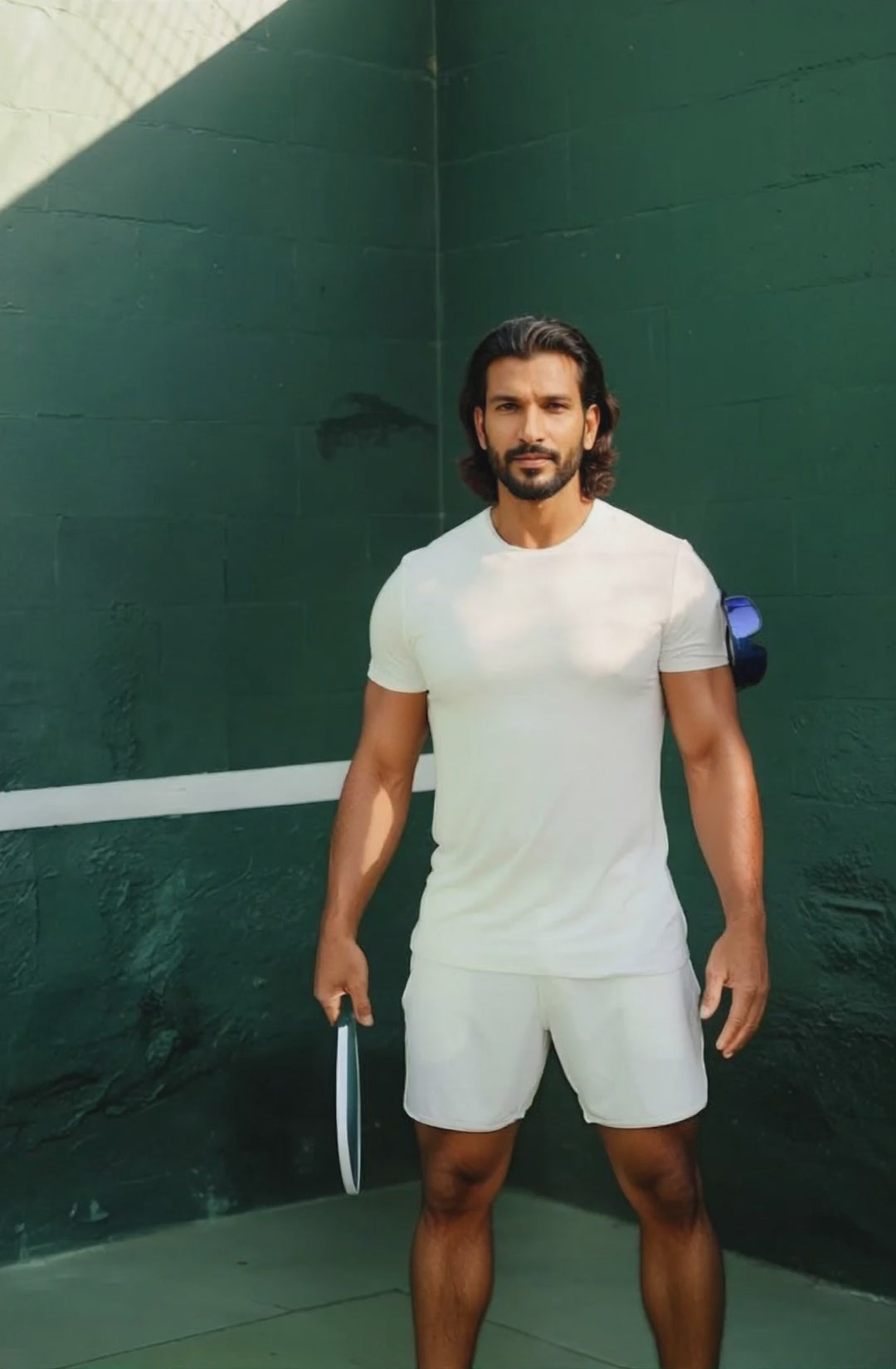 Triton - Quần short lai nam - Beluga trắng