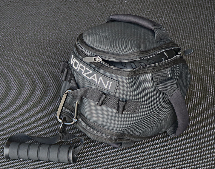 VORZANI Fit Sphere + App Bundle (10 Inch) — Covering, Handle Kit + 12 Months of the App · Weighted Ball Sold Separately