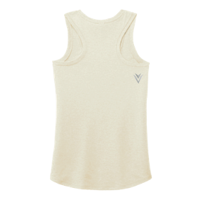 Triton - Women's Performance Racerback Tank - Beluga White